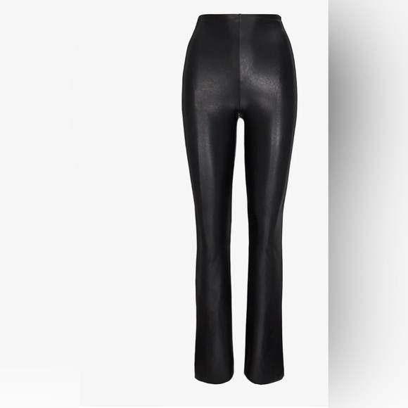 COMMANDO faux leather crop flare leggings in Black Women’s Size Medium - Picture 1 of 11